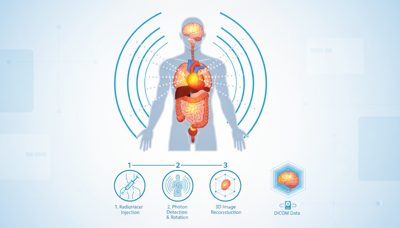 Unraveling the Mysteries of SPECT Imaging A Simple Guide - Created by PostDICOM